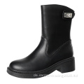 2021 wasserdichte klassische Stiefeletten aus Leder Damenstiefel